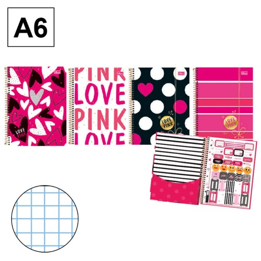 [002468] BLOC A6 80H T.D. 4mm. LOVE PIN