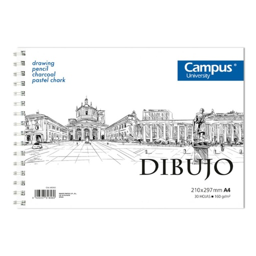 [600302] BLOC DIBUJO A4 30H 160GR ESP