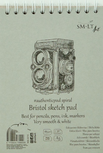 [651251] BLOC DIBUJO BRISTOL ES.180G A5