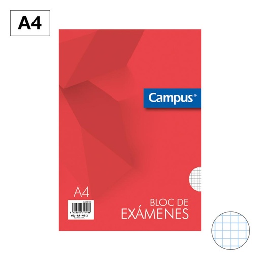 [001896] BLOC EXAMENES A4 40H. MAKRO