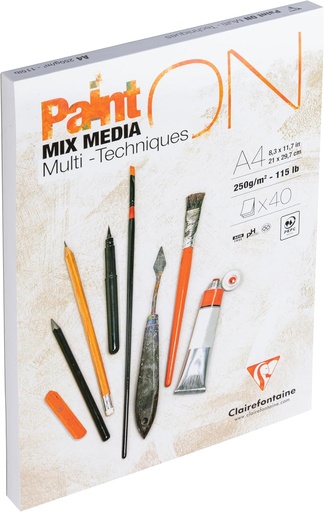 [032625] BLOC PAINT'ON A4 40H ENCL 250G 96537C