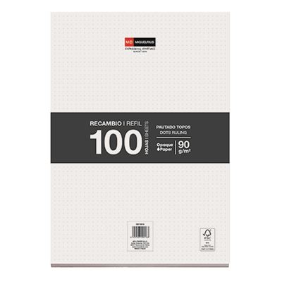 [032953] BLOC RECAMBIO A4 100H PAUT.90G