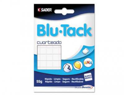 [652670] BLU-TACK BLANCO CUARTEADO 55GR
