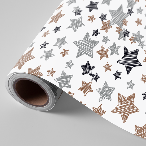 [881770] BOBINA REGALO 62CM ESTRELLAS 3150242U