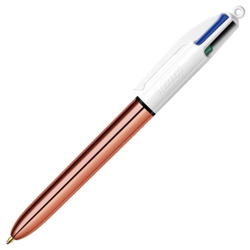 [081502] BOLÍGRAFO BIC 4 COLORES ROSE GOLD