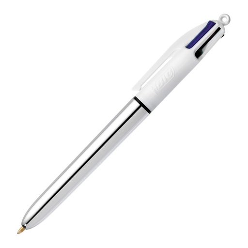[081139] BOLIGRAFO BIC 4 COL.SHINE PLAT