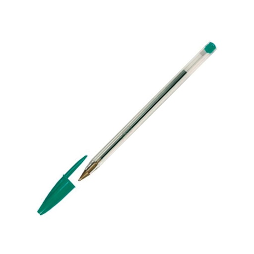 [080108] BOLÍGRAFO TINTA ACEITE BIC CRISTAL ORIGINAL VERDE