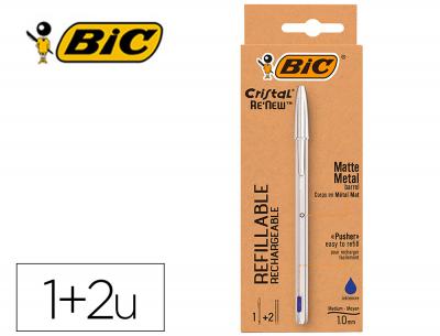 [122779] BOLIGRAFO BIC RENEW AZUL+RECAM