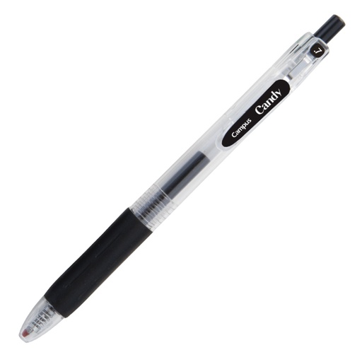 [081716] BOLÍGRAFO TINTA GEL CAMPUS CANDY NEGRO