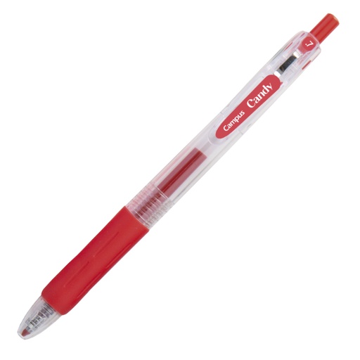 [081717] BOLÍGRAFO TINTA GEL CAMPUS CANDY ROJO