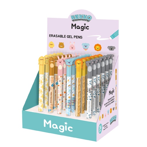 [081733] BOLIGRAFO KEKKO MAGIC ANIMALES 36u