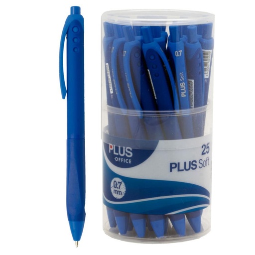 [081100] BOLIGRAFO PLUS SOFT 2 AZUL