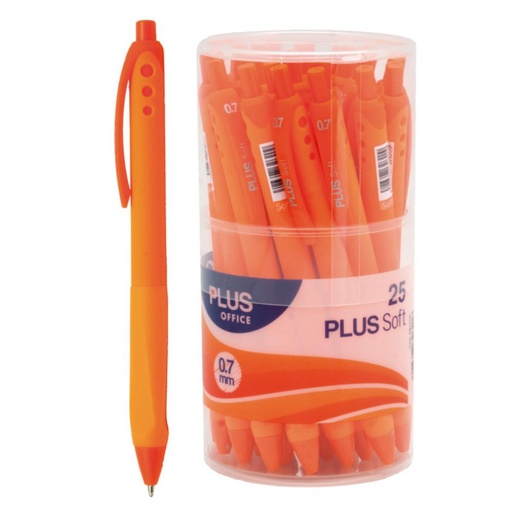 [081105] BOLIGRAFO PLUS SOFT 2 NARANJA