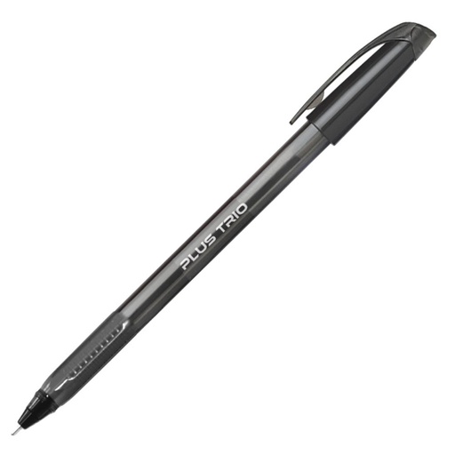 [080931] BOLÍGRAFO TINTA FLUIDA VISCOSA PLUS OFFICE TRIO NEGRO