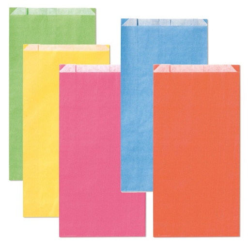 [881080] BOLSA CON FUELLE KRAFT 22X12 SURT.VIVOS 100U