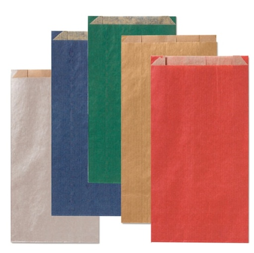 [881072] BOLSA FUELLE KRAFT 28X14 COL.SURTIDOS 100U