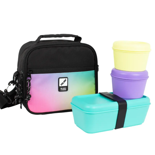 [653270] BOLSA ISOTERMICA 3 FIAMBRERAS SUNSET NEGRO