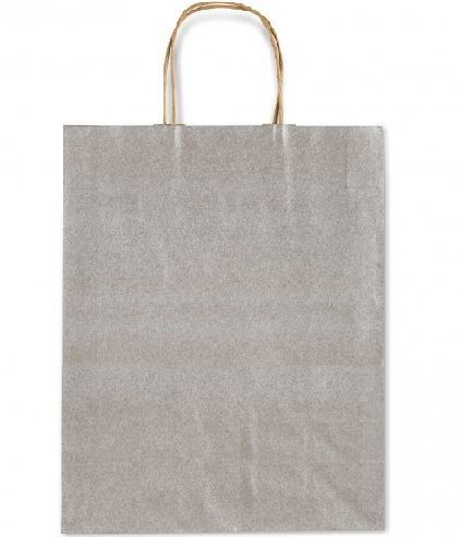 [926990] BOLSA KRAFT ALLEGRA COLOR PLATA 16x8x21CM