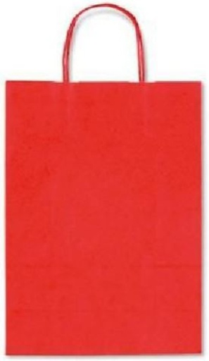 [927008] BOLSA KRAFT ALLEGRA COLOR ROJO 36x12X41CM