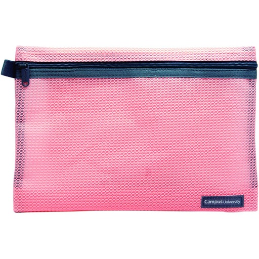 [040751] BOLSA MULTIUSO CREMALLERA ROSA A5