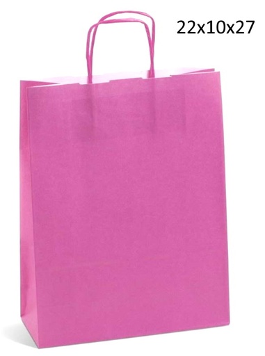 [881075] BOLSA PAPEL 722 ROSA 27X22X10