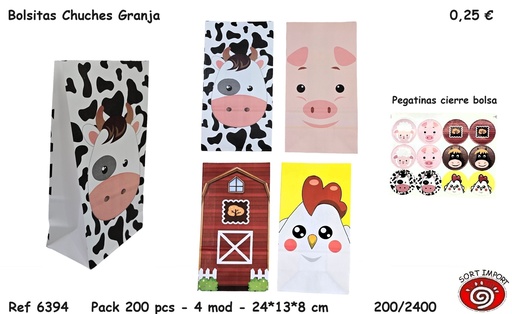 [752255] BOLSITAS PAPEL CHUCHES 6394