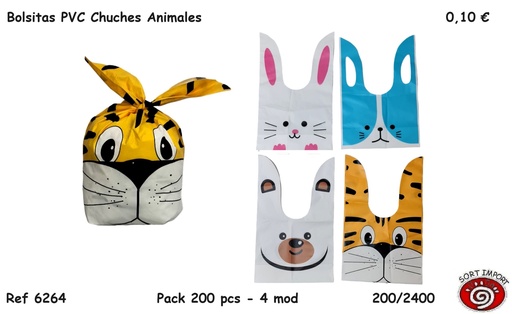[881342] BOLSITAS PVC CHUCHES 6264