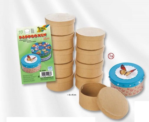 [862370] CAJAS FOLIA DECOR. REDOND P/10