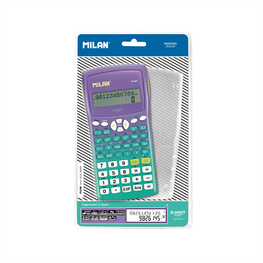 [652734] CALCULADORA CIENTIFICA M240 SUNSET VERDE