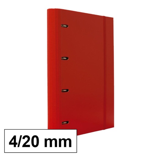 [209281] CARPETA A4 4A/20 C/REPUES.ROJO