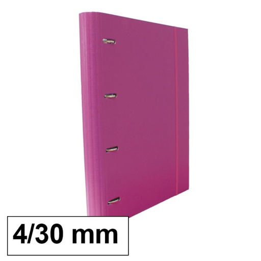 [180965] CARPETA A4 4A/30 C/REPUESTO ROSA