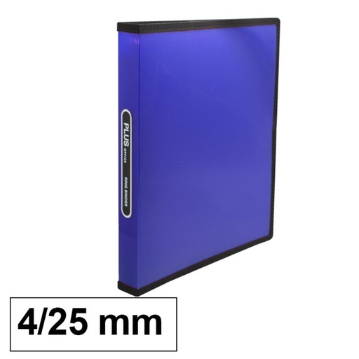 [180834] CARPETA A4 4-ANILLAS 25MM AZUL
