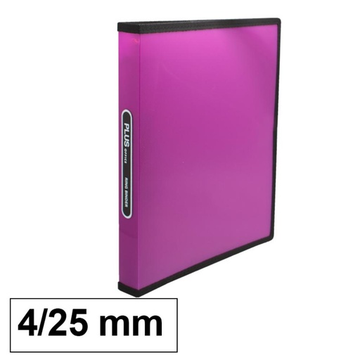 [180835] CARPETA A4 4-ANILLAS 25MM FUCSIA