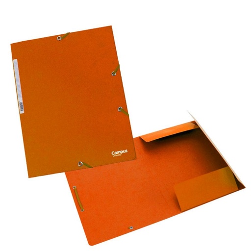 [180578] CARPETA A4 CARTON GOMA SOLAPA NARANJA