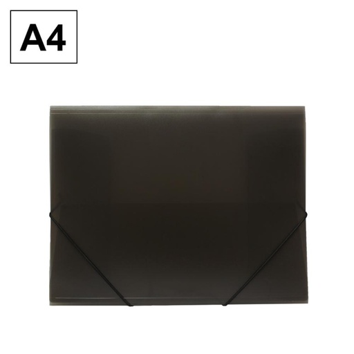 [180538] CARPETA A4 POLIP.GOMA/SOL HUMO