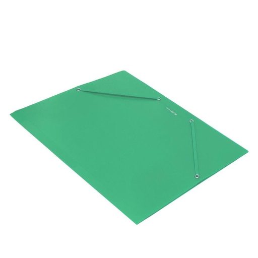 [180890] CARPETA A4 PP SOFT GOMA SOLAPA VERDE OSCURO