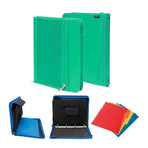 [181168] CARPETA CAMPUS A4 4A/30 CREMALLERA VERDE