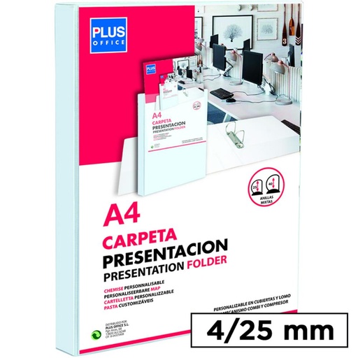 [180505] CARPETA CANGURO 4A 25mm RIGIDA