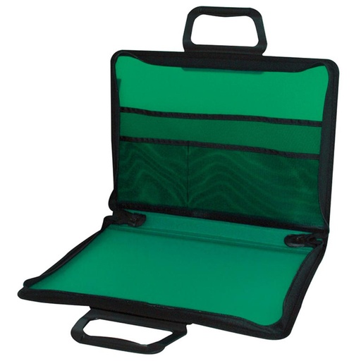 [181089] CARPETA PP ASA+CREMALLERA 3D VERDE