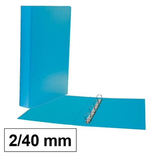 [181174] CARPETA PP/C Fº 2A/40 AZUL CLARO