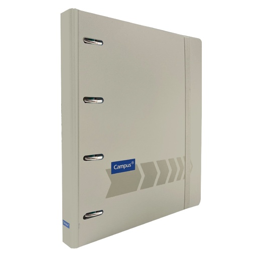 [181410] CARPETA RINGBOOK CAMPUS UNIVERSITY 4 ANILLAS+RECAMBIO BEIGE