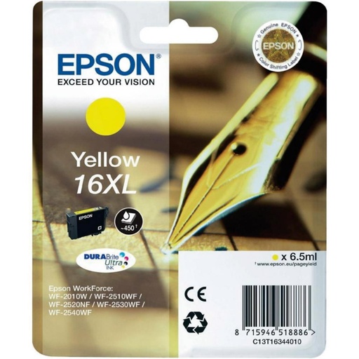 [166276] CARTUCHO EPSON 16XL AMARILLO