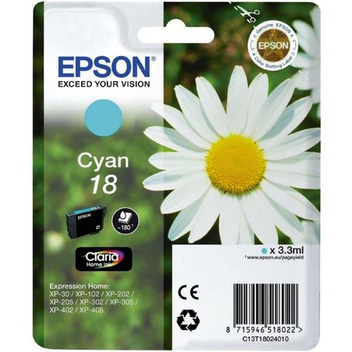 [166278] CARTUCHO EPSON 18 CYAN