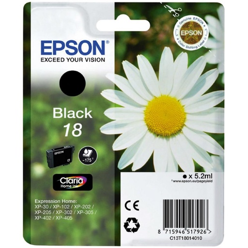 [166277] CARTUCHO EPSON 18 NEGRO
