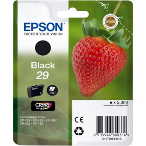 [165724] CARTUCHO EPSON 29 NEGRO T2981