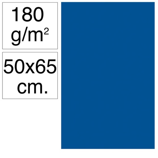 [630503] CARTULINA 50X65 180G MARINO 25UD