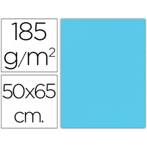 [649929] CARTULINA 50X65 AZUL CIELO