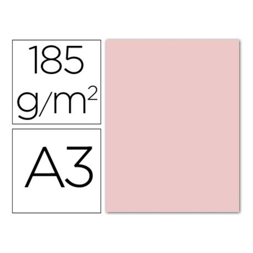 [649498] CARTULINA A3 GUARRO ROSA 185G