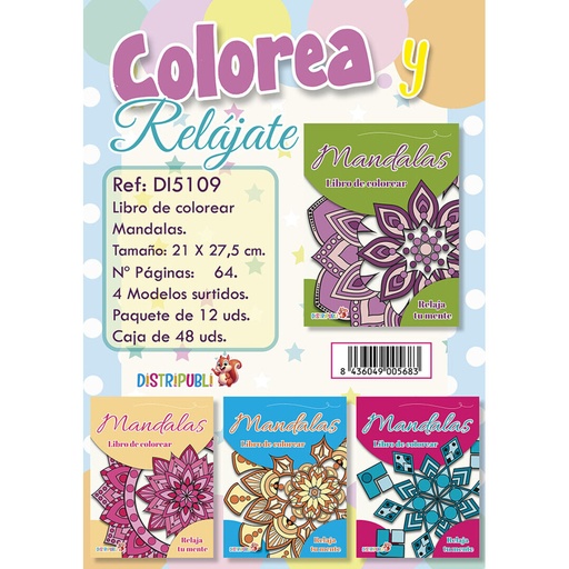 [882361] CE-MANDALAS LIBRO COLOR.64PAG.