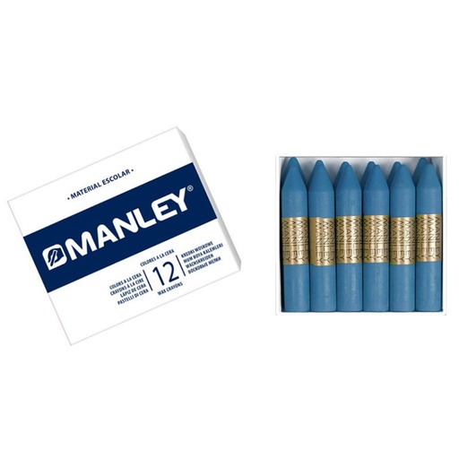 [630597] CERAS MANLEY AZUL TURQUESA 12U